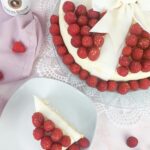 Sekttorte mit Himbeeren