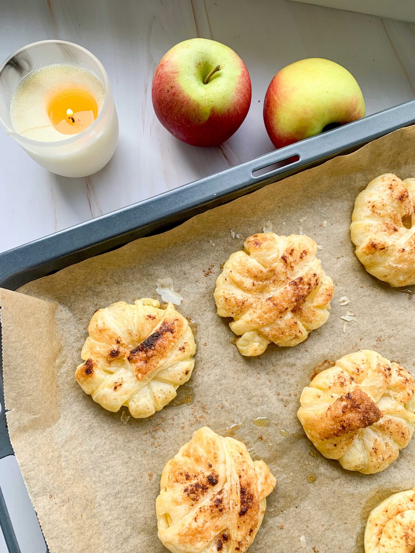 Gebackene Apfelringe - Zauberhaft Backen
