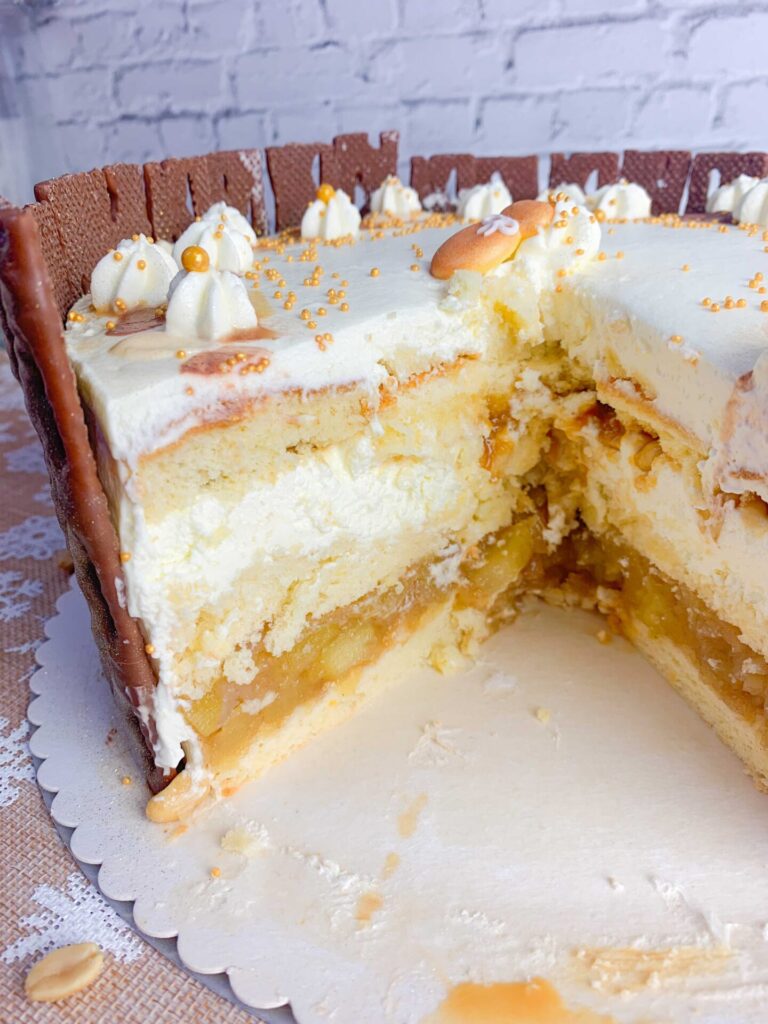 Apfeltorte mit Schmand
