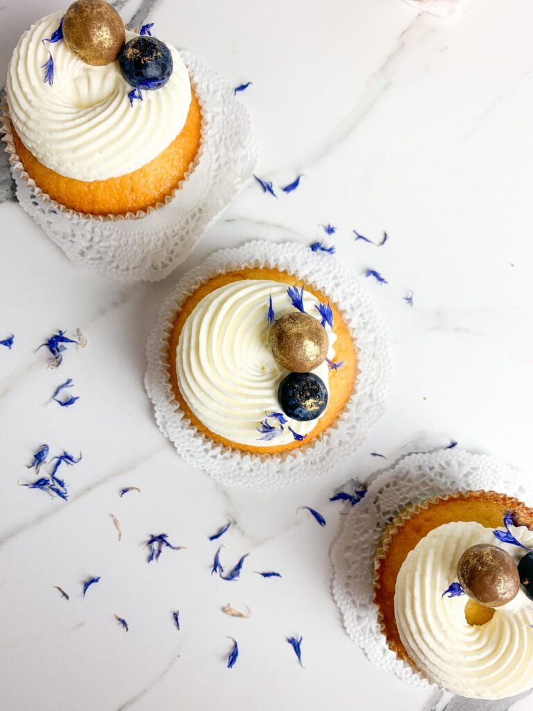 Blaubeer-Cupcakes