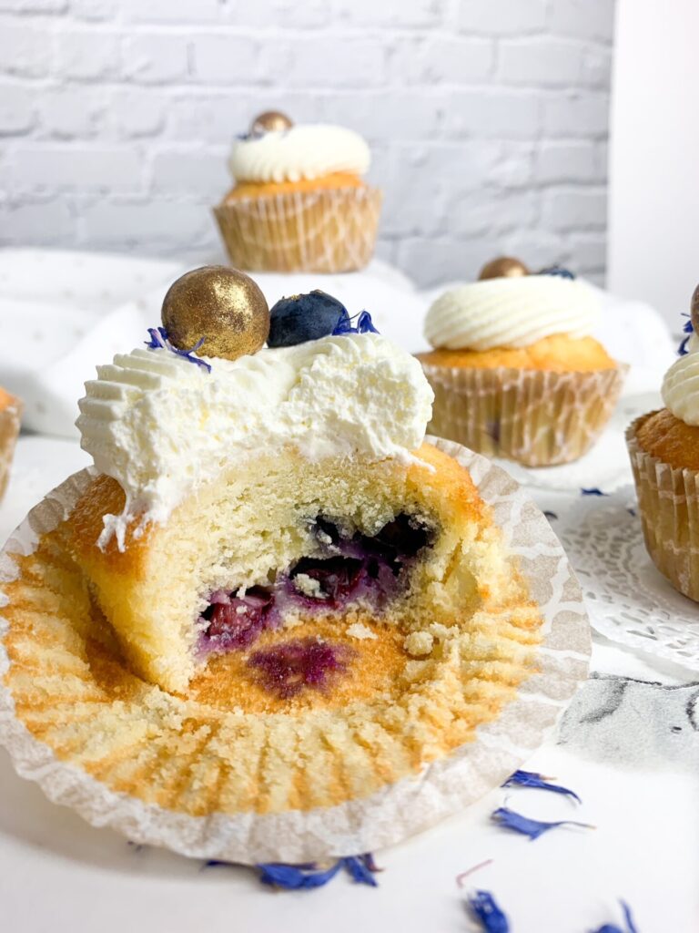 Blaubeer-Cupcakes